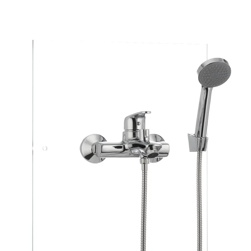 Смеситель для ванны Cron Magic 009 (красная ручка) (CR0126)