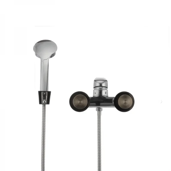 Смеситель для ванны Cron Magic 009 (красная ручка) (CR0126)