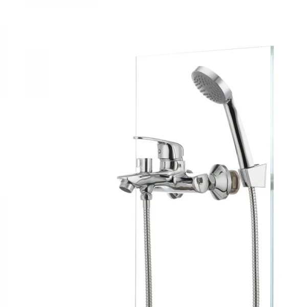 Смеситель для ванны Cron Magic 009 (красная ручка) (CR0126)