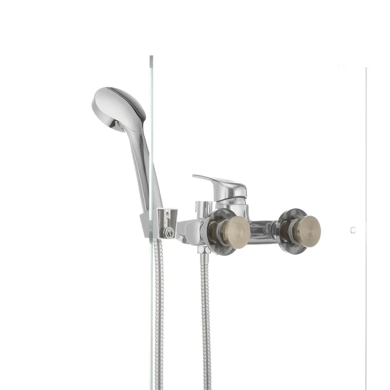 Смеситель для ванны Cron Magic 009 (красная ручка) (CR0126)