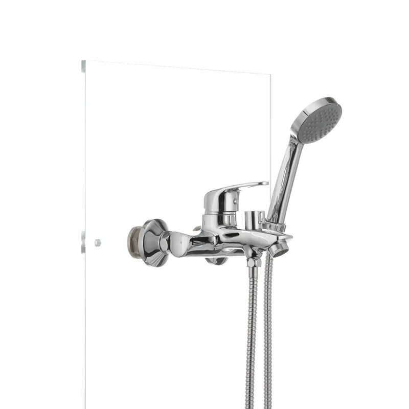 Смеситель для ванны Cron Magic 009 (красная ручка) (CR0126)