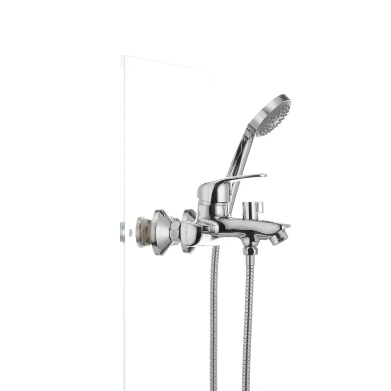 Смеситель для ванны Cron Magic 009 (красная ручка) (CR0126)