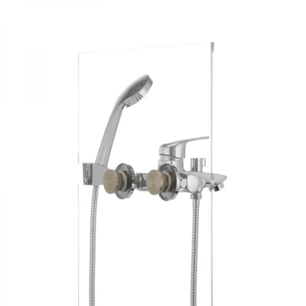 Смеситель для ванны Cron Magic 009 (красная ручка) (CR0126)