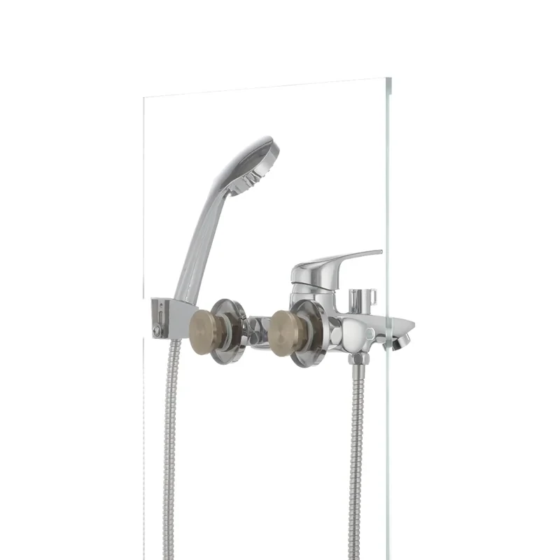 Смеситель для ванны Cron Magic 009 (красная ручка) (CR0126)