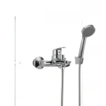 Смеситель для ванны Cron Magic 009 (красная ручка) (CR0126)