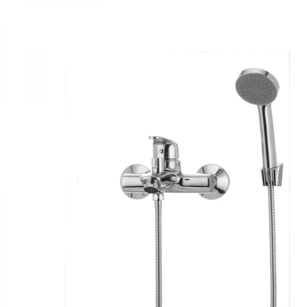 Смеситель для ванны Cron Magic 009 (красная ручка) (CR0126)