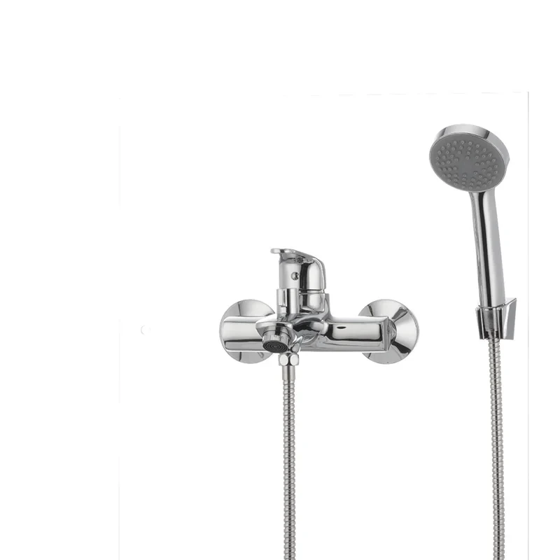 Смеситель для ванны Cron Magic 009 (красная ручка) (CR0126)