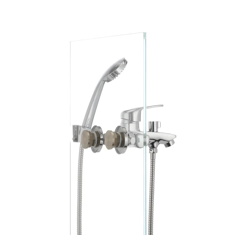 Смеситель для ванны Cron Magic 009 (красная ручка) (CR0126)