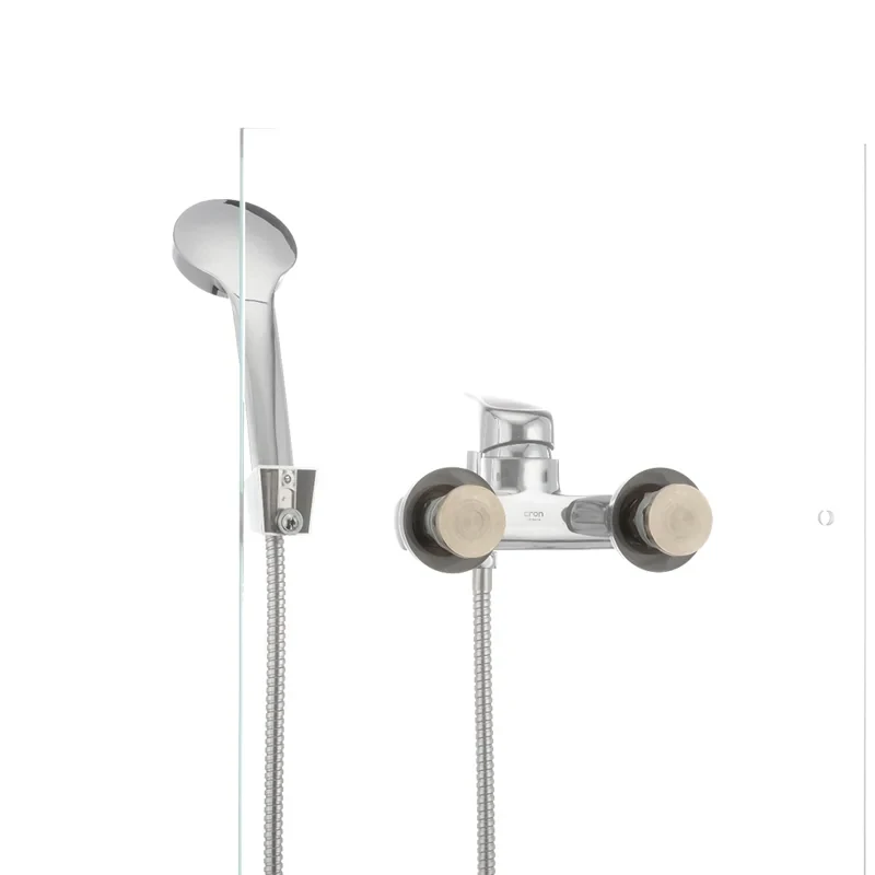 Смеситель для ванны Cron Magic 009 (красная ручка) (CR0126)