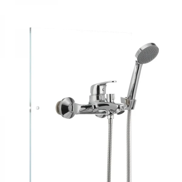 Смеситель для ванны Cron Magic 009 (красная ручка) (CR0126)