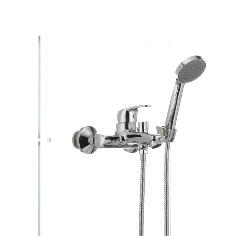 Смеситель для ванны Cron Magic 009 (красная ручка) (CR0126)