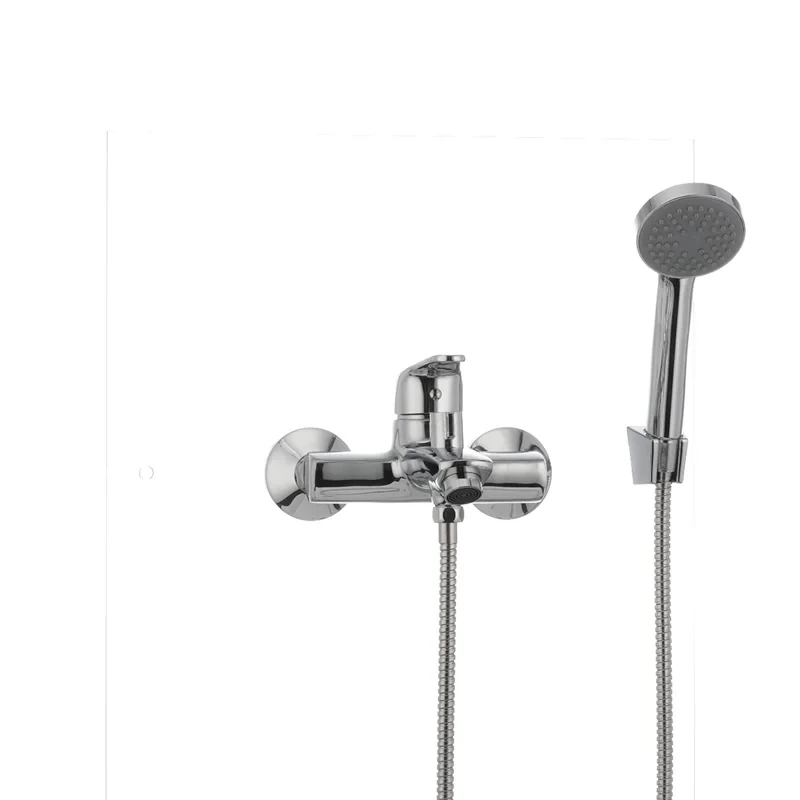 Смеситель для ванны Cron Magic 009 (красная ручка) (CR0126)