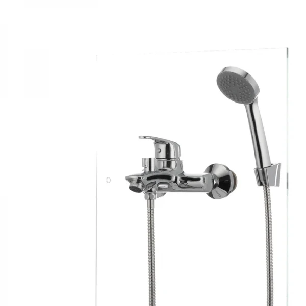 Смеситель для ванны Cron Magic 009 (красная ручка) (CR0126)