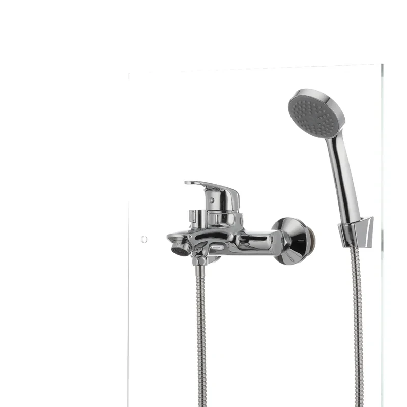 Смеситель для ванны Cron Magic 009 (красная ручка) (CR0126)