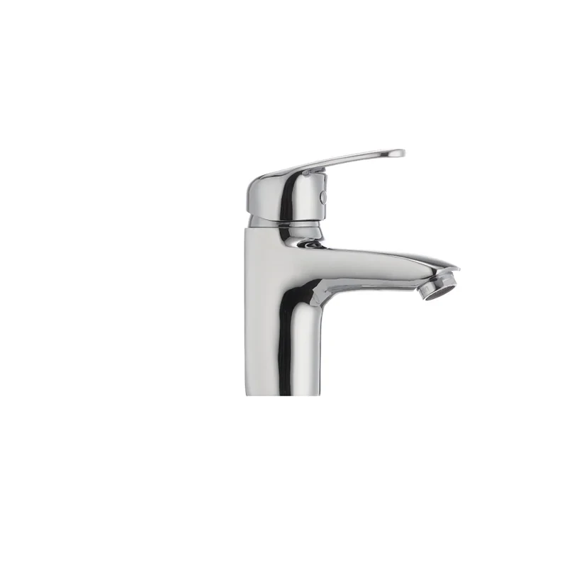 Смеситель для умывальника Cron Magic 001 (красная ручка) (CR0143)