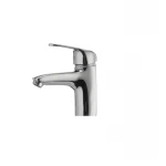 Смеситель для умывальника Cron Magic 001 (красная ручка) (CR0143)