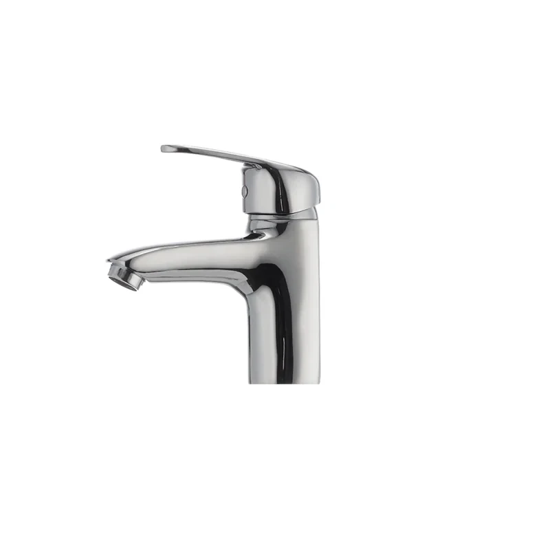 Смеситель для умывальника Cron Magic 001 (красная ручка) (CR0143)