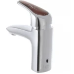 Смеситель для умывальника Cron Magic 001 (красная ручка) (CR0143)