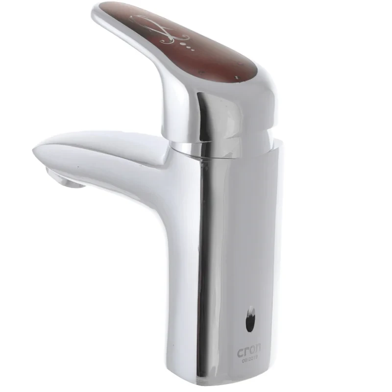 Смеситель для умывальника Cron Magic 001 (красная ручка) (CR0143)