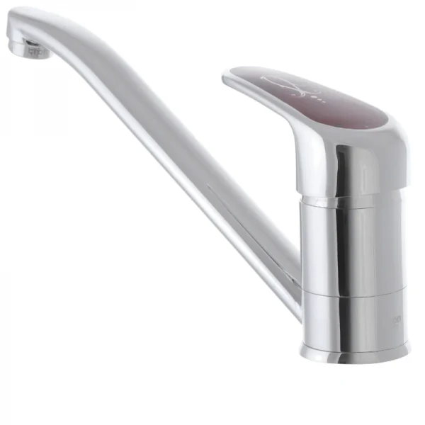 Смеситель для кухни Cron Magic 004 (красная ручка) (CR0148)