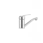 Змішувач для умивальника Cron Magic 004 (вилив 15 см) (синя ручка) (CR0150)