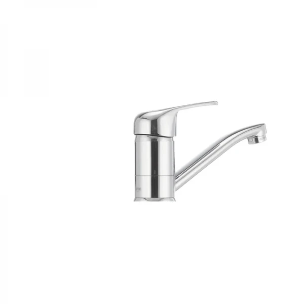 Змішувач для умивальника Cron Magic 004 (вилив 15 см) (синя ручка) (CR0150)