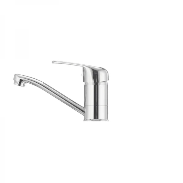 Змішувач для умивальника Cron Magic 004 (вилив 15 см) (синя ручка) (CR0150)