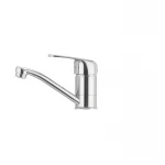 Змішувач для умивальника Cron Magic 004 (вилив 15 см) (синя ручка) (CR0150)