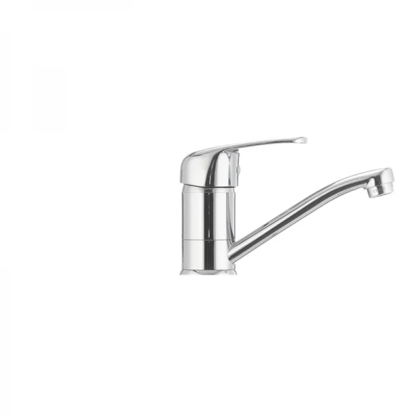 Змішувач для умивальника Cron Magic 004 (вилив 15 см) (синя ручка) (CR0150)