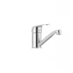 Змішувач для умивальника Cron Magic 004 (вилив 15 см) (синя ручка) (CR0150)