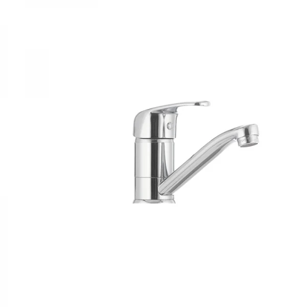 Змішувач для умивальника Cron Magic 004 (вилив 15 см) (синя ручка) (CR0150)