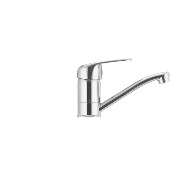 Змішувач для умивальника Cron Magic 004 (вилив 15 см) (синя ручка) (CR0150)