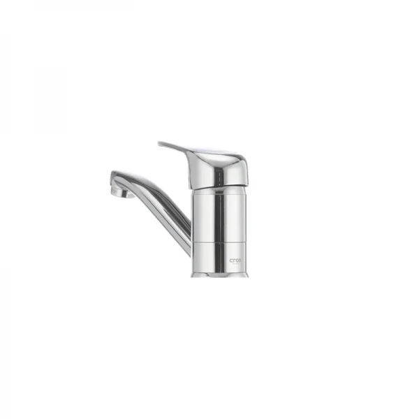 Змішувач для умивальника Cron Magic 004 (вилив 15 см) (синя ручка) (CR0150)