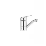 Змішувач для умивальника Cron Magic 004 (вилив 15 см) (синя ручка) (CR0150)