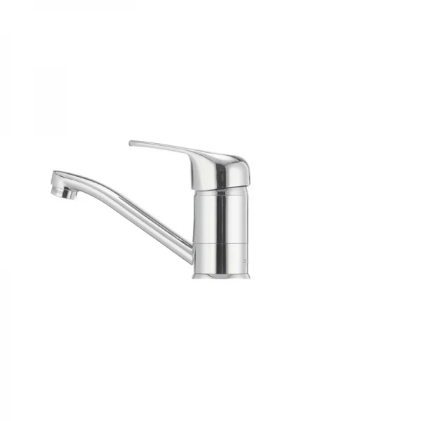 Змішувач для умивальника Cron Magic 004 (вилив 15 см) (синя ручка) (CR0150)