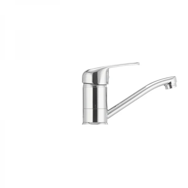 Змішувач для умивальника Cron Magic 004 (вилив 15 см) (синя ручка) (CR0150)