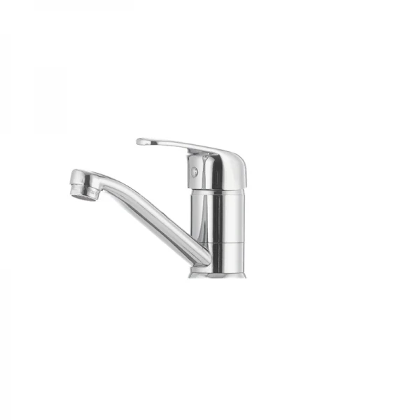 Змішувач для умивальника Cron Magic 004 (вилив 15 см) (синя ручка) (CR0150)