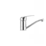 Змішувач для умивальника Cron Magic 004 (вилив 15 см) (синя ручка) (CR0150)