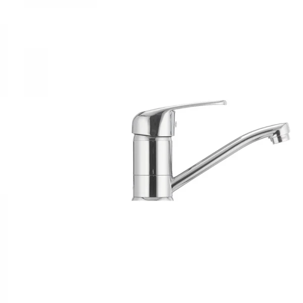 Змішувач для умивальника Cron Magic 004 (вилив 15 см) (синя ручка) (CR0150)