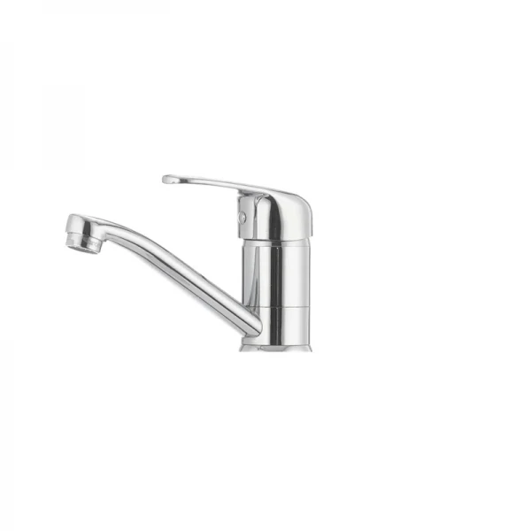 Змішувач для умивальника Cron Magic 004 (вилив 15 см) (синя ручка) (CR0150)