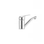 Змішувач для умивальника Cron Magic 004 (вилив 15 см) (червона ручка) (CR0151)