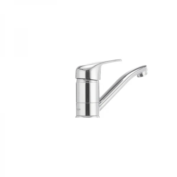 Змішувач для умивальника Cron Magic 004 (вилив 15 см) (червона ручка) (CR0151)