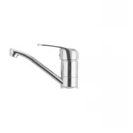 Змішувач для умивальника Cron Magic 004 (вилив 15 см) (червона ручка) (CR0151)