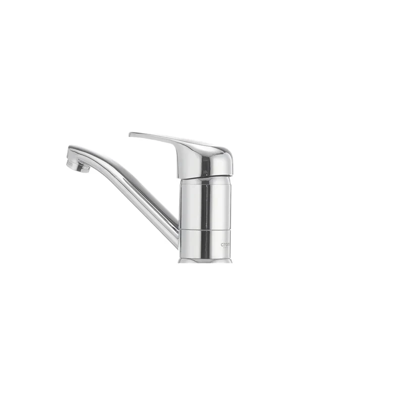 Смеситель для умывальника Cron Magic 004 (излив 15 см) (красная ручка) (CR0151)