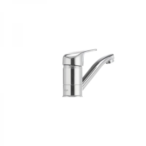 Змішувач для умивальника Cron Magic 004 (вилив 15 см) (червона ручка) (CR0151)