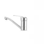 Змішувач для умивальника Cron Magic 004 (вилив 15 см) (червона ручка) (CR0151)