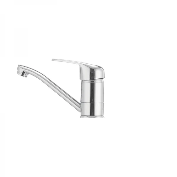 Змішувач для умивальника Cron Magic 004 (вилив 15 см) (червона ручка) (CR0151)