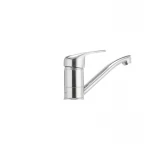 Змішувач для умивальника Cron Magic 004 (вилив 15 см) (червона ручка) (CR0151)