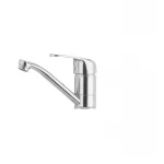 Змішувач для умивальника Cron Magic 004 (вилив 15 см) (червона ручка) (CR0151)