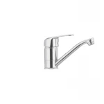 Змішувач для умивальника Cron Magic 004 (вилив 15 см) (червона ручка) (CR0151)